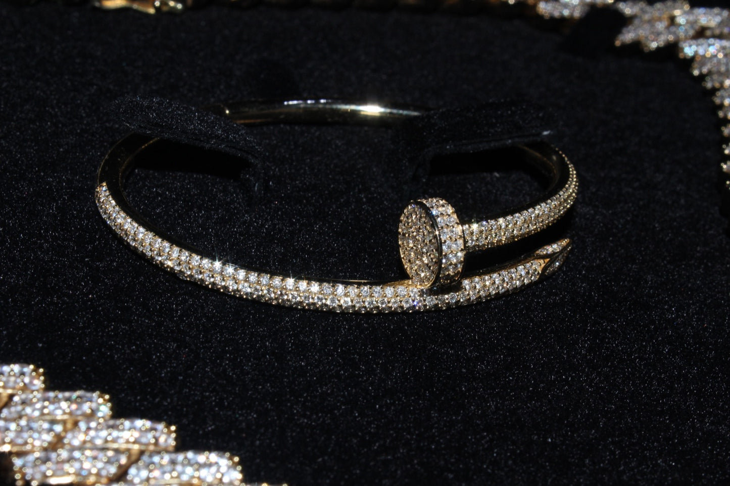 Diamond Nail Bangle