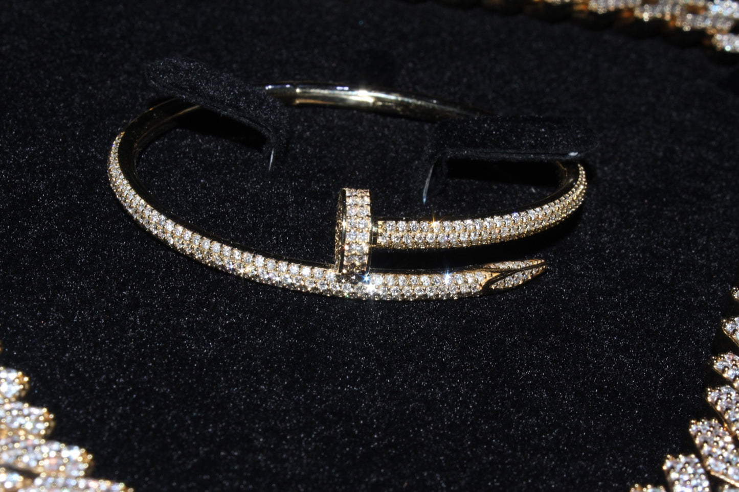 Diamond Nail Bangle