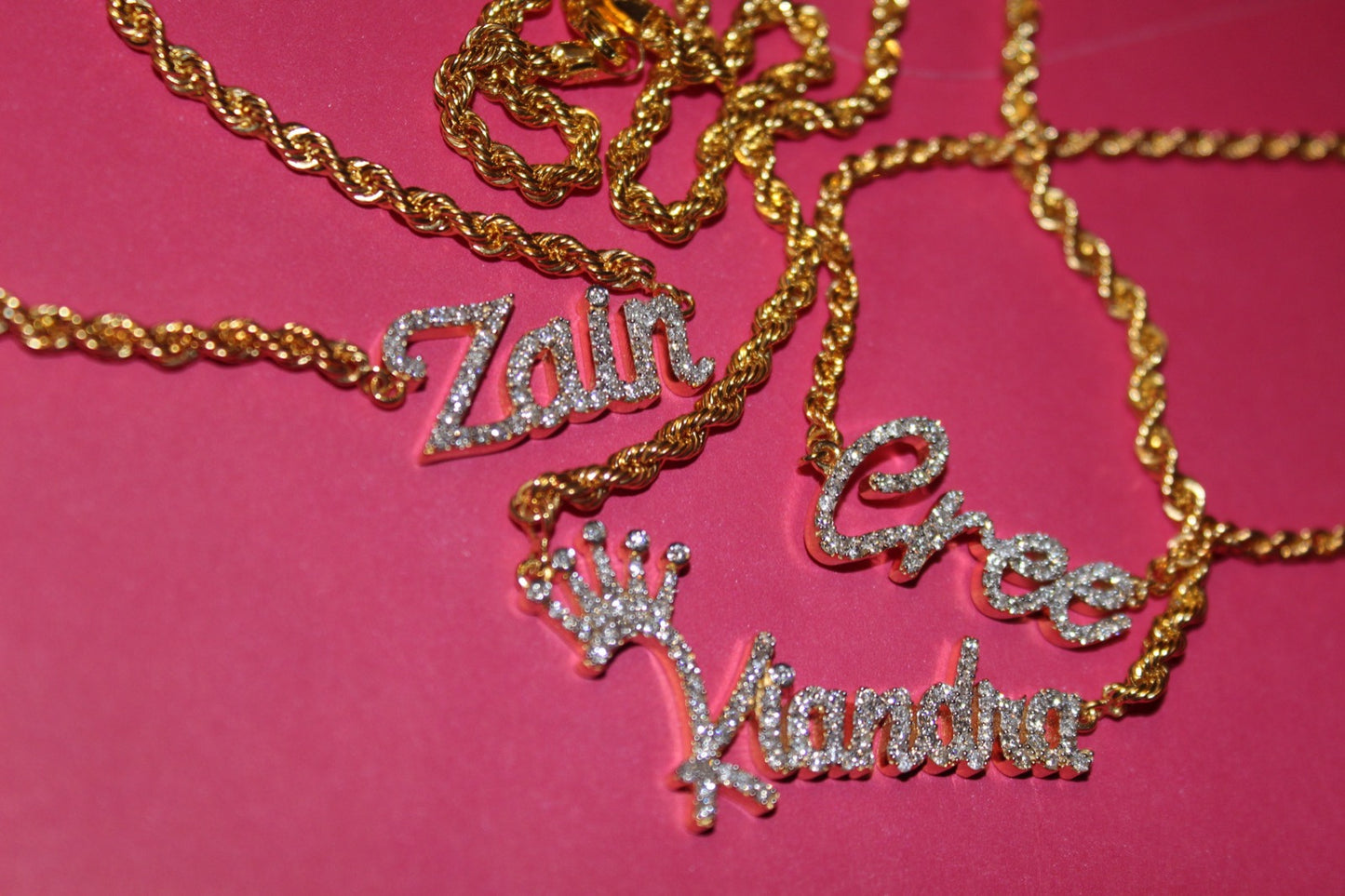 Diamond Name Necklace