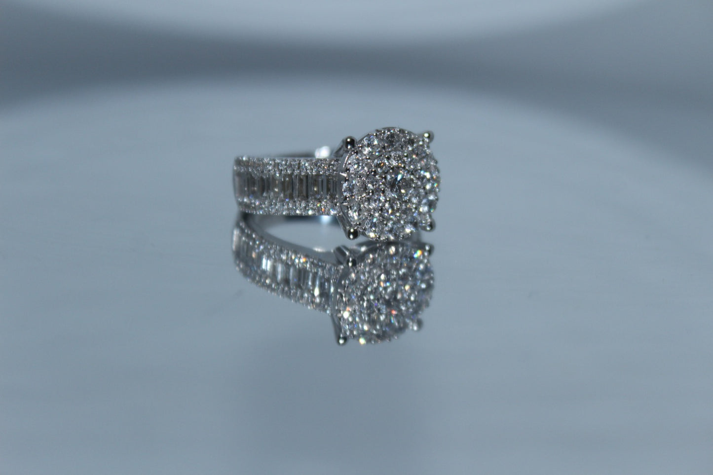 Baguette Diamond Engagement Ring