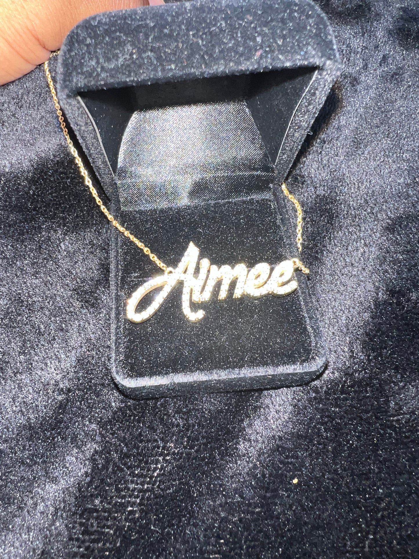 Diamond Name Necklaces