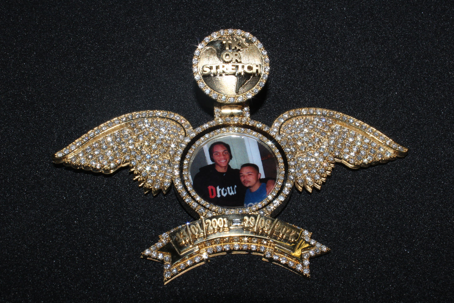 Custom Wings Picture Pendant