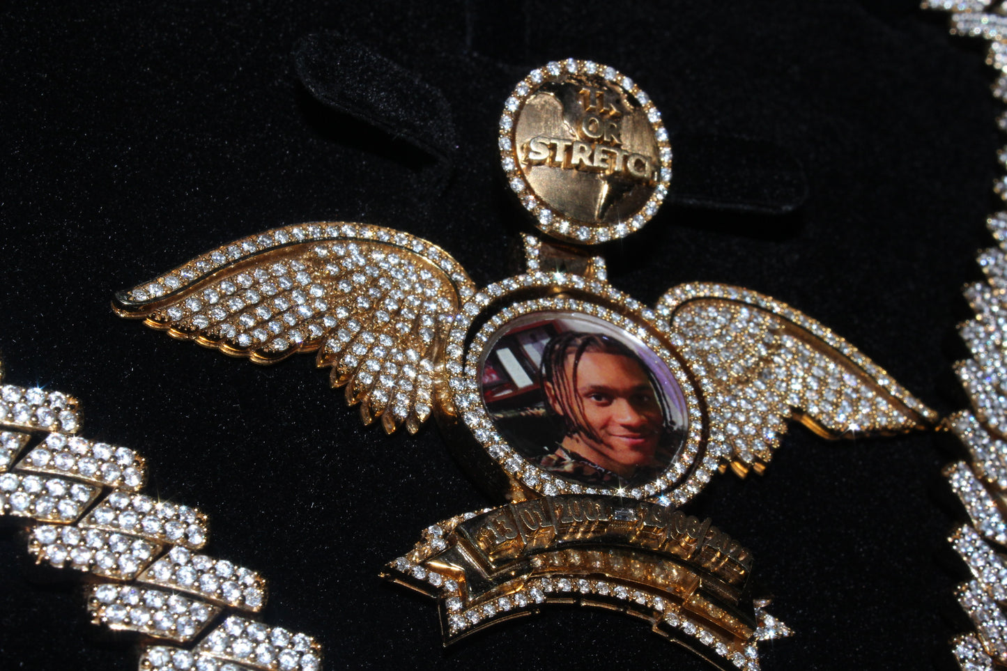 Custom Wings Picture Pendant